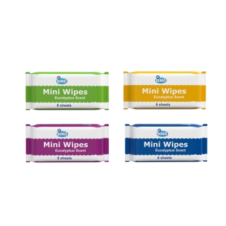 Baby Wipes - 8pcs Mini Packing Baby Wipes for Baby Cleaning